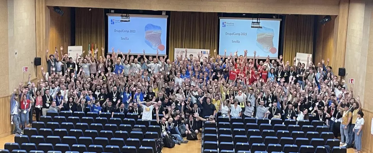 Group picture of the Drupal Camp Sevilla 2023