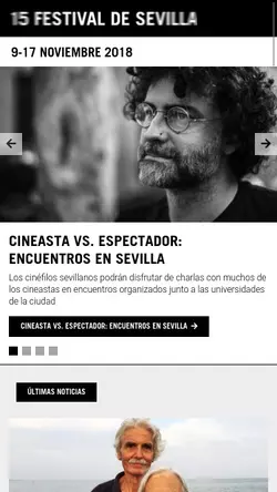 Portada Festival de CIne Sevilla - Versión móvil