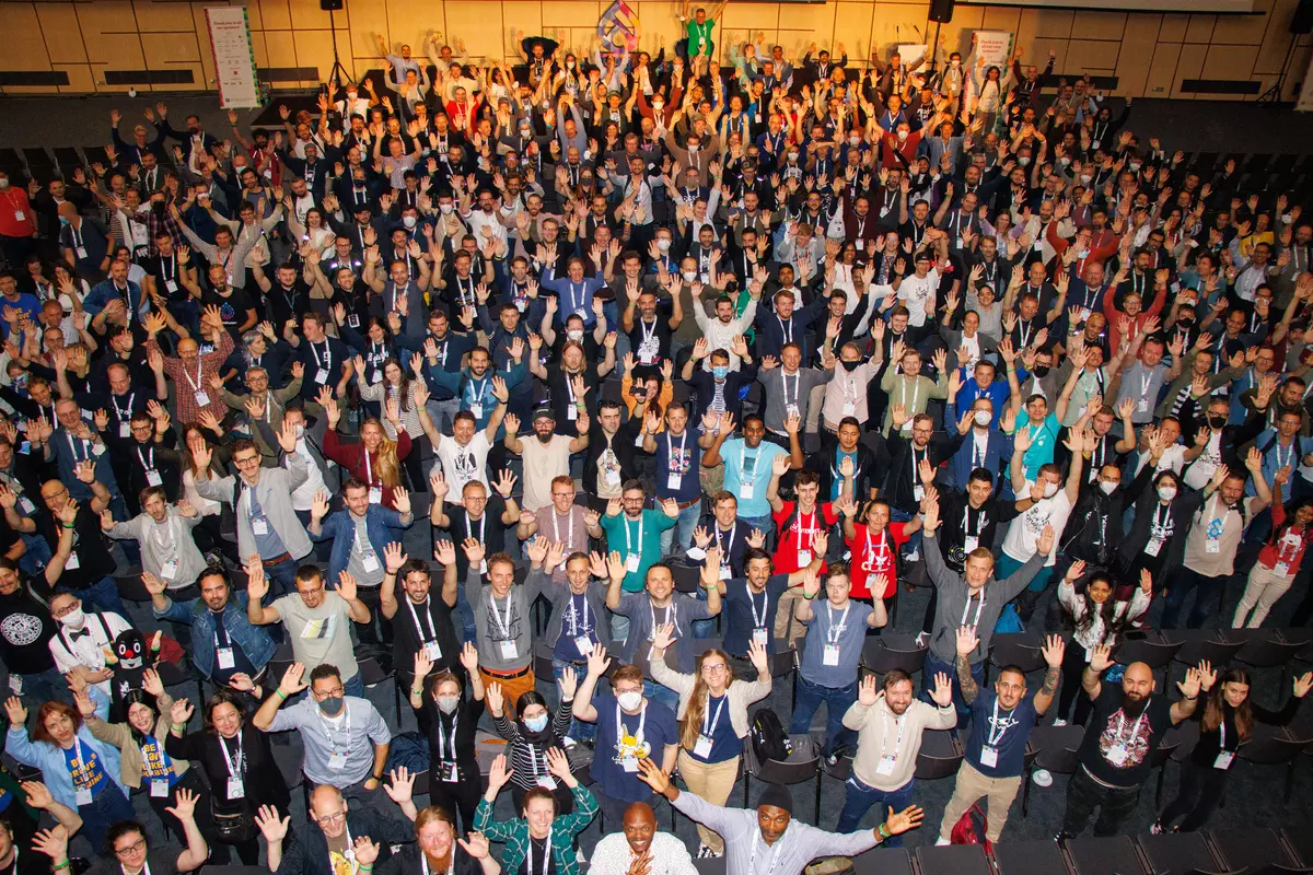 Group picture of the DrupalCon Prague 2022