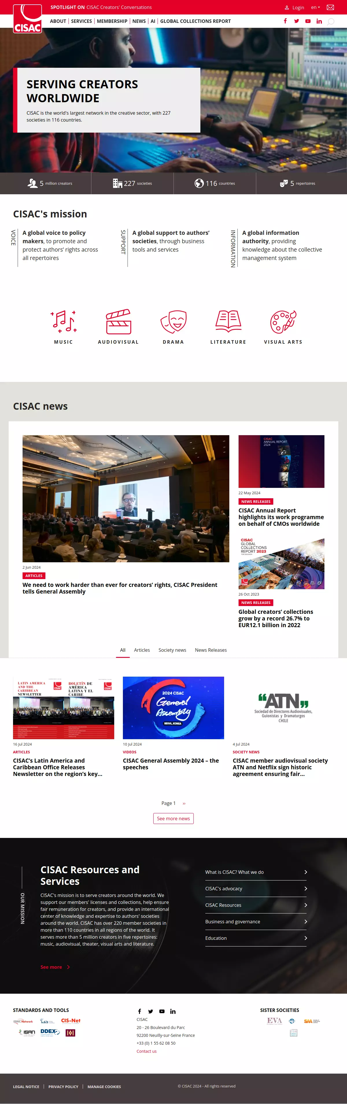 cisac-homepage-desktop