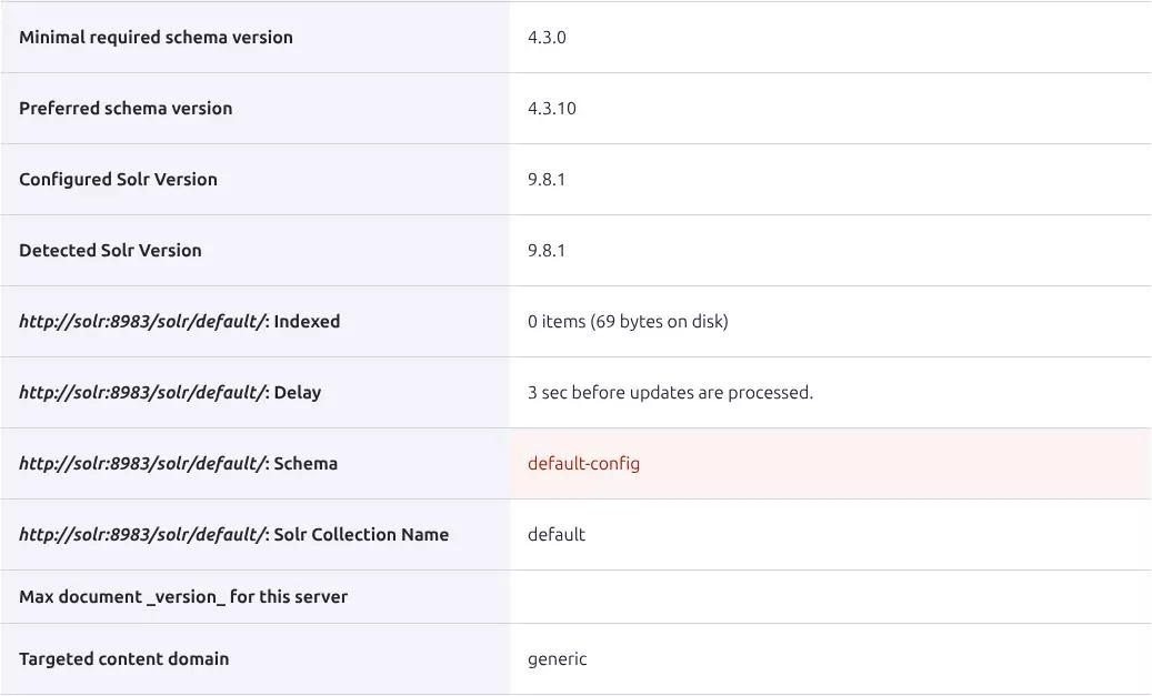 Solr9 upgrade - Search API status before configuration update