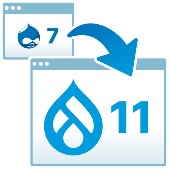 Drupal 7 to Drupal 11 migration (direct)