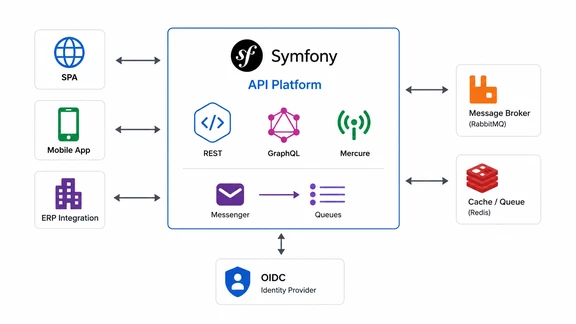 New Symfony applications and API-first backends