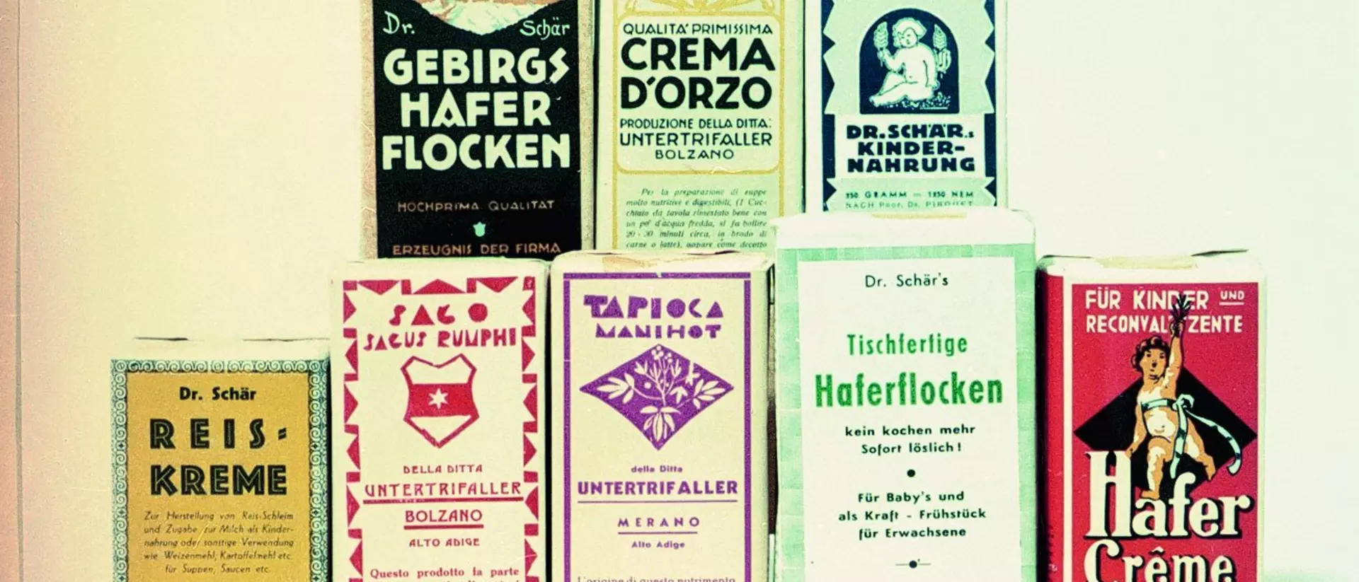 Productos de los inicios de SCHÄR