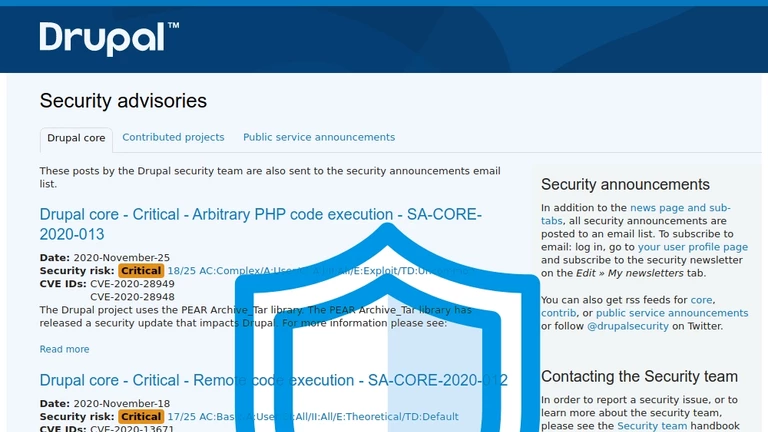 Drupal Maintenance Preventive